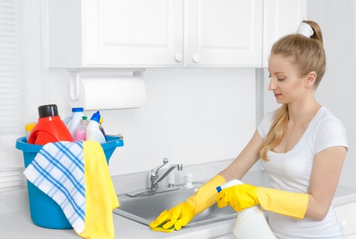 Deep cleaning a central London flat near Marylebone High Street